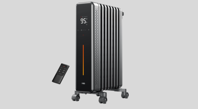 Dreo Radiator Heater, 1500W Portable Space Oil Filled Mini Room heater Mini Room heater
