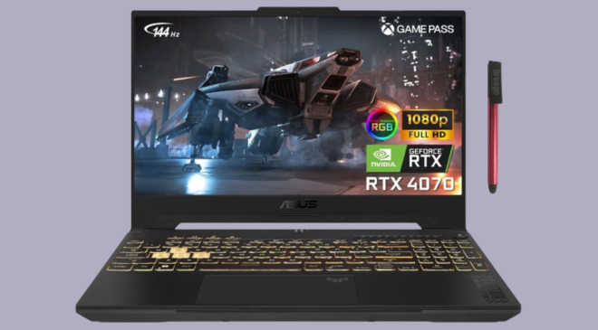 ASUS TUF F15 15.6" 144Hz FHD Gaming Laptop Computer, Best Asus Laptops for 2024