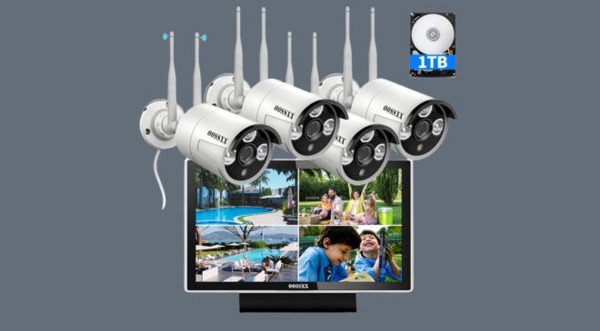 (All-in-One Monitor) 2-Antennas The best smart home security camera 2024