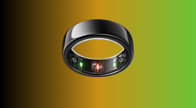 Oura Ring Gen3 Horizon - Black - Size 13 - Smart Ring.
