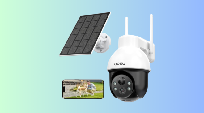 AOSU Solar Security Camera Wireless Outdoor System, Best Home Security Cameras of 2024